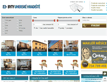 Tablet Screenshot of byty-uherske-hradiste.com